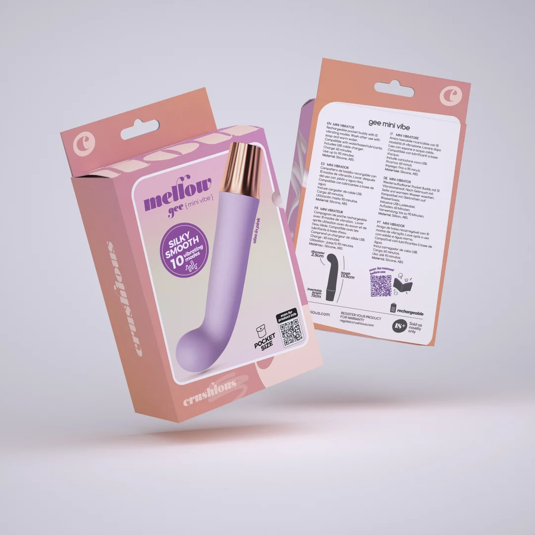Crushious Mellow Gee mini vibromasseur pour le point G – Image 7