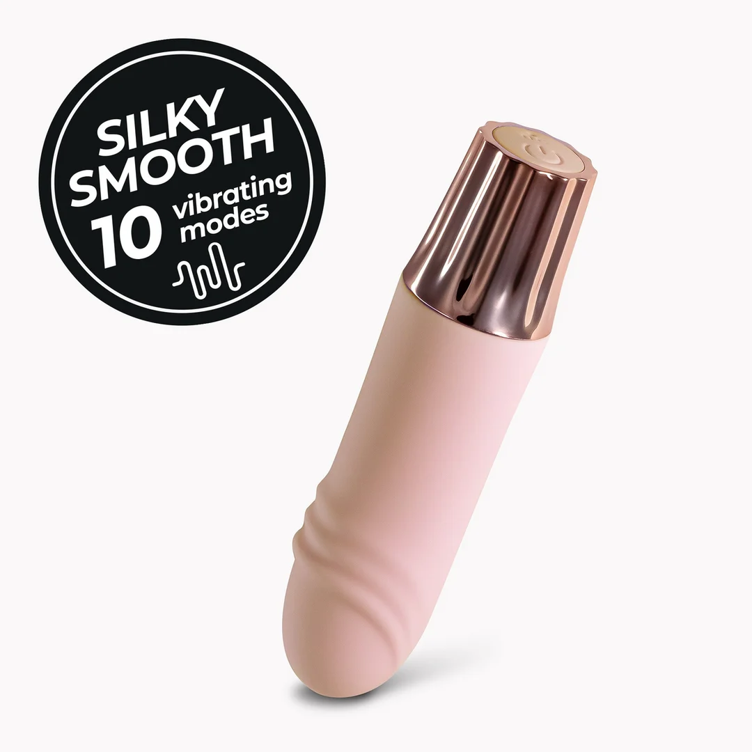 Mini vibromasseur Crushious Mellow Waves rose – Image 6
