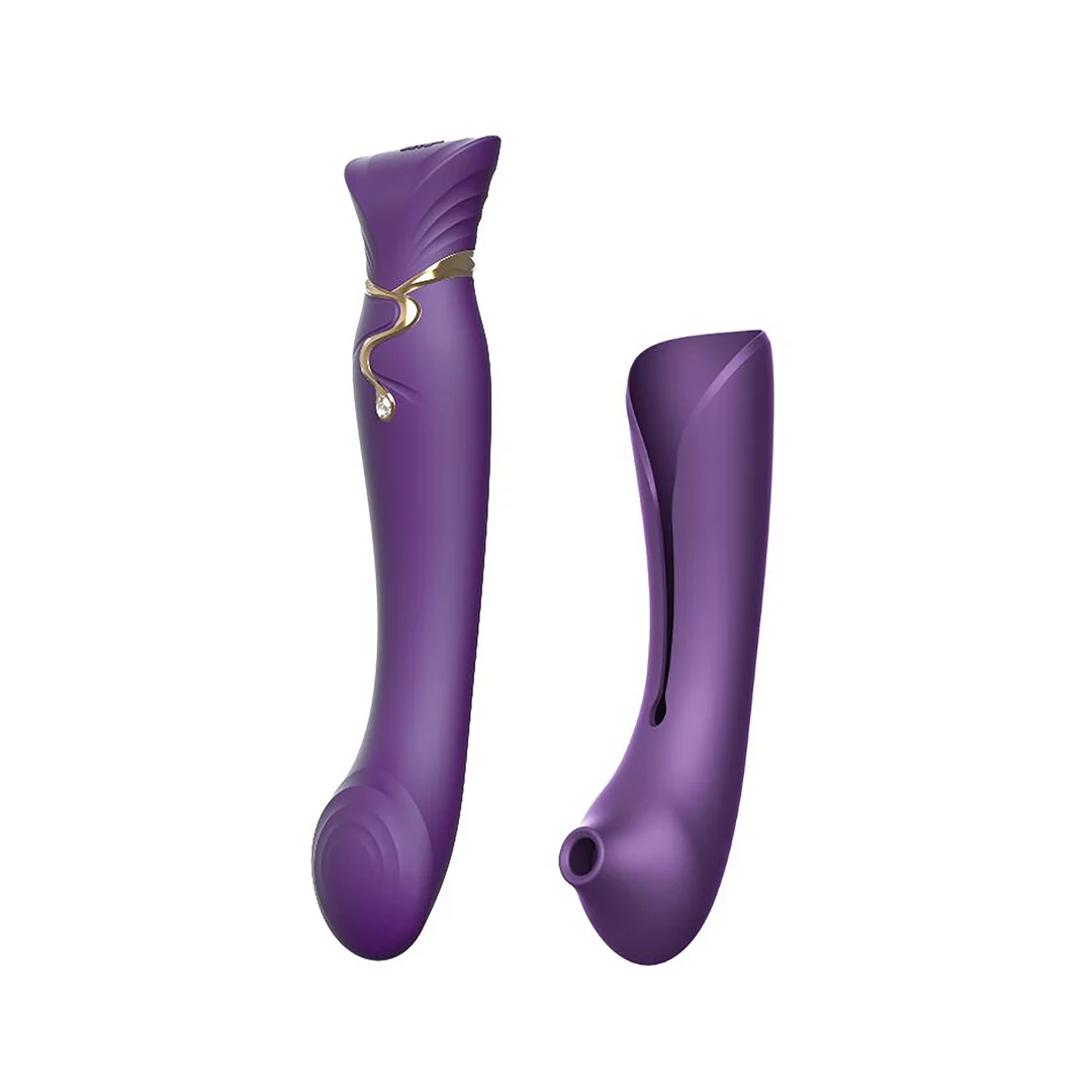 Vibromasseur pour le point G et stimulateur à air pulsé Queen – Image 7