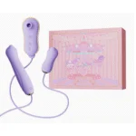 Vibromasseur à aspiration Zalo Unicorn avec pompe et embouts