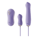 Vibromasseur à aspiration Zalo Unicorn avec pompe et embouts – Image 4