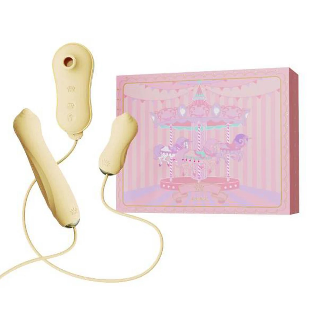 Vibromasseur à aspiration Zalo Unicorn avec pompe et embouts – Image 5