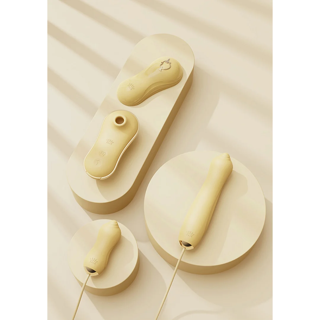 Vibromasseur à aspiration Zalo Unicorn avec pompe et embouts – Image 6