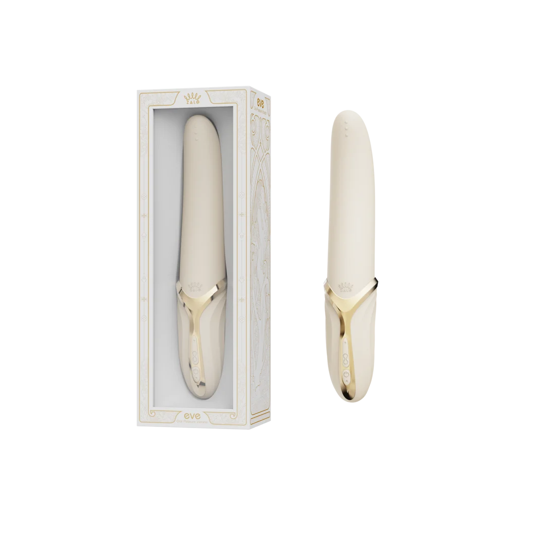 Vibromasseur clitoridien avec fonction chauffante – Blanc ivoire Zalo – Image 1