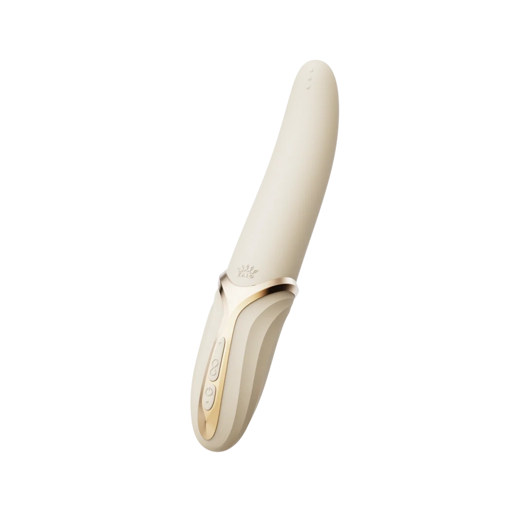 Vibromasseur clitoridien avec fonction chauffante – Blanc ivoire Zalo – Image 3