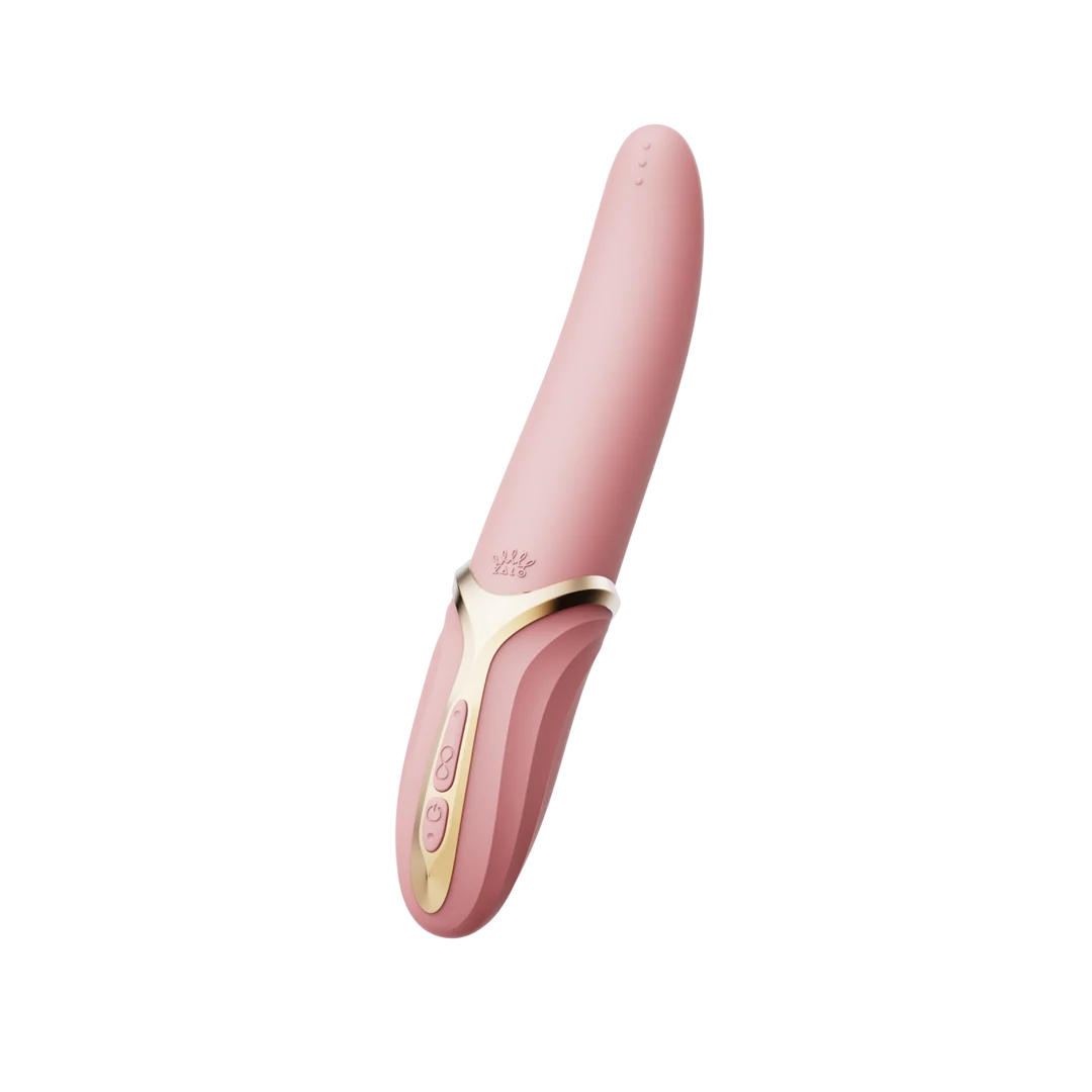 Vibromasseur clitoridien avec fonction chauffante – Blanc ivoire Zalo – Image 15