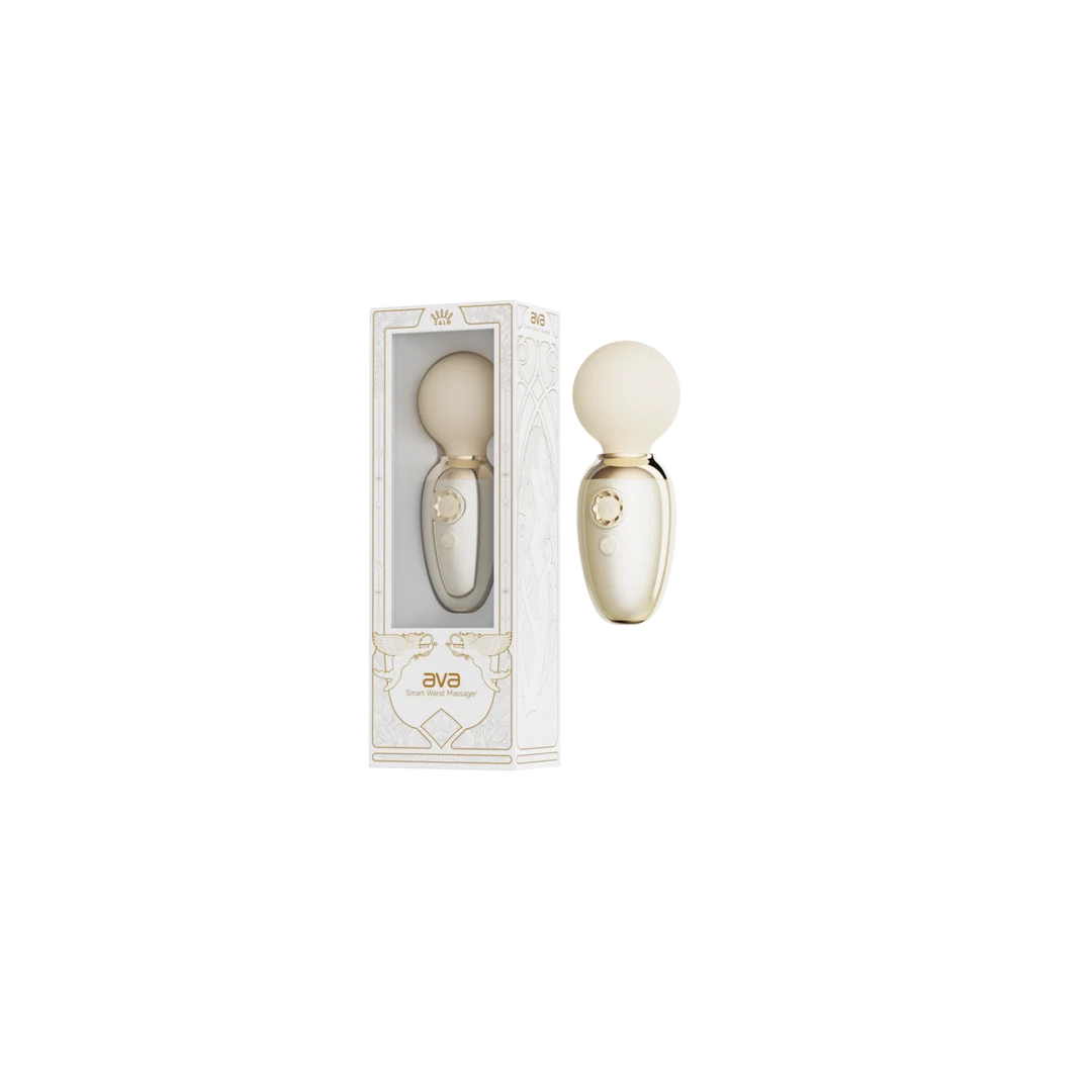 Masseur Wand connecté Zalo Ava, blanc ivoire – Image 1