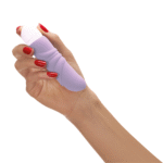 Mini vibromasseur, idéal en voyage avec reliefs, Fun Factory Pastel Lila – Image 3