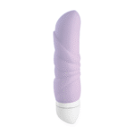Mini vibromasseur, idéal en voyage avec reliefs, Fun Factory Pastel Lila – Image 4