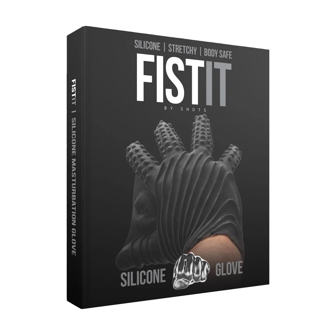 FST003BLK-2 Gant de masturbation en silicone Fist It noir – Image 1