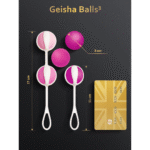 Boules de Kegel, Geisha Balls 3, rose bonbon – Image 3