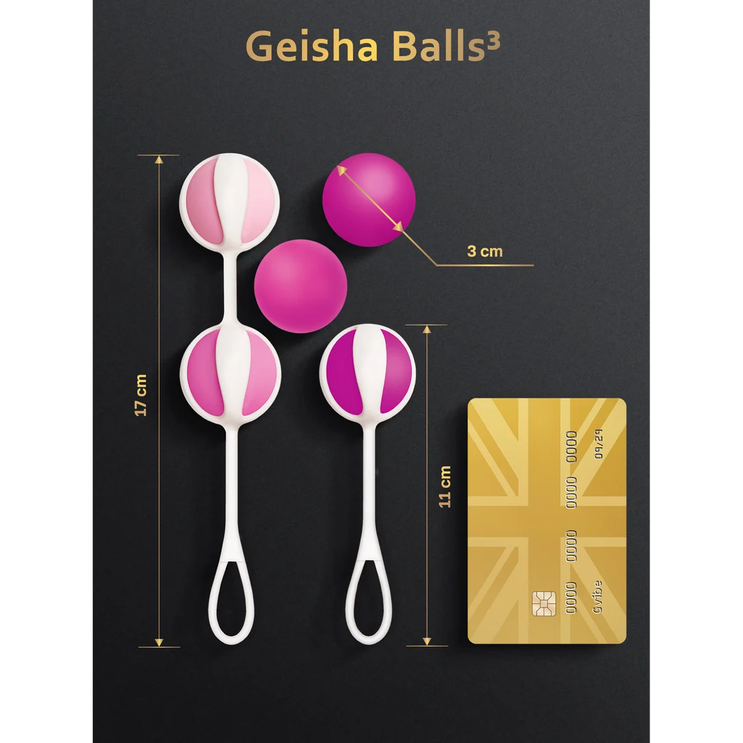 Boules de Kegel, Geisha Balls 3, rose bonbon – Image 3