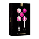 Boules de Kegel, Geisha Balls 3, rose bonbon