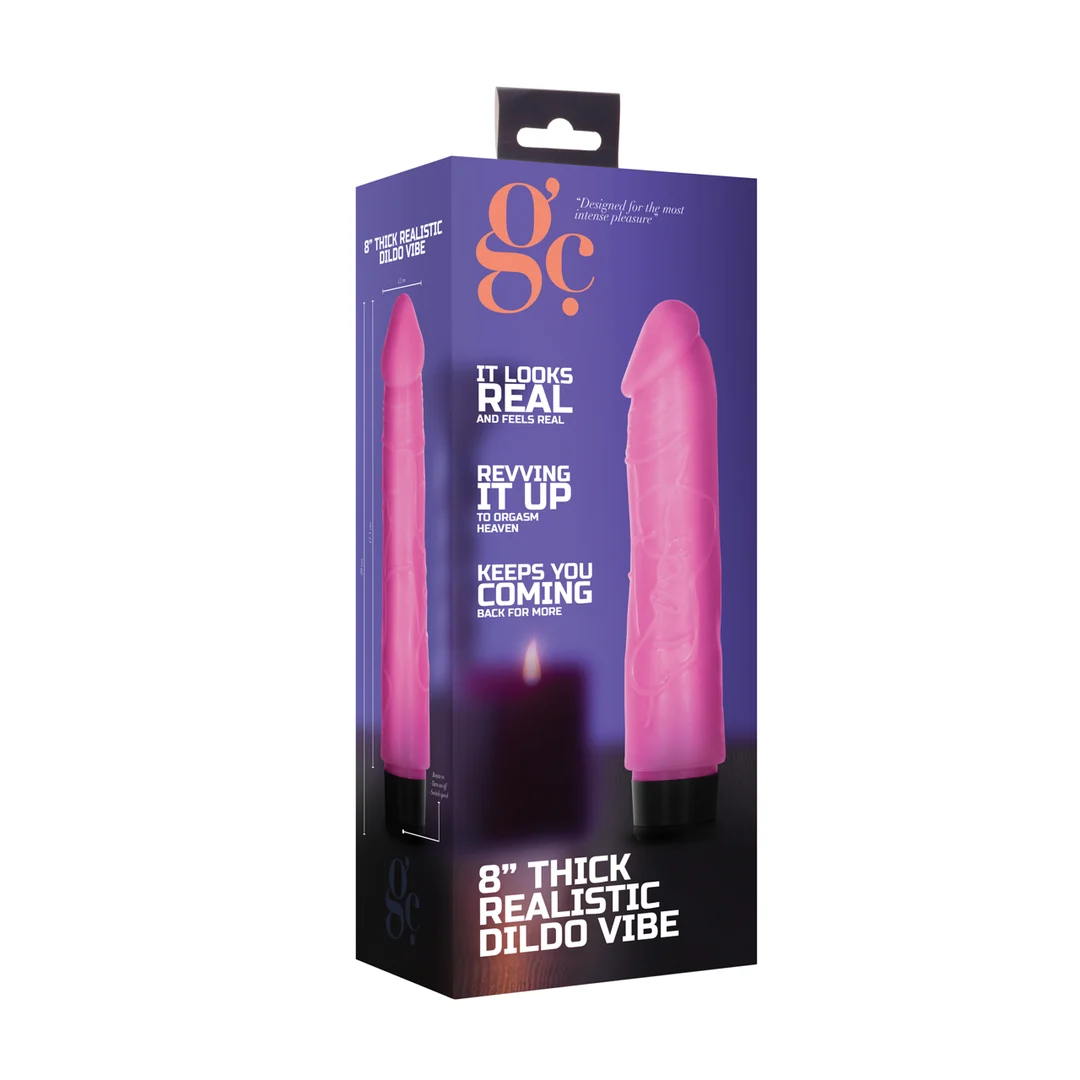 Vibromasseur réaliste multivitesse – 8 / 20 cm GC by Shots – Image 1