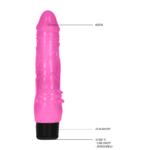 Vibromasseur réaliste à base striée – 8 / 20 cm GC by Shots – Image 3
