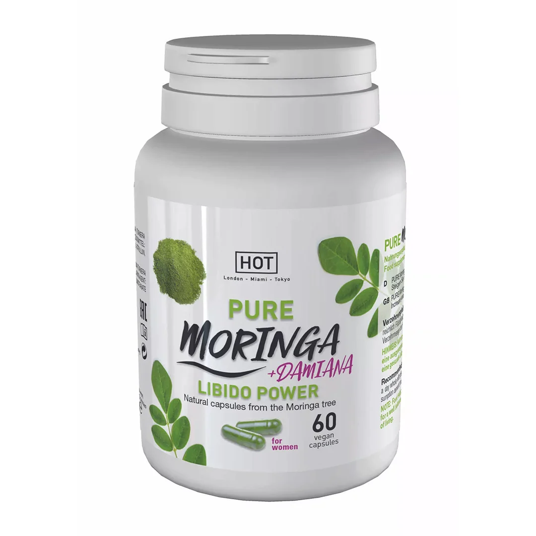 Capsules pour la libido des femmes : HOT Moringa Libido Power Caps (60 unités) – Image 2