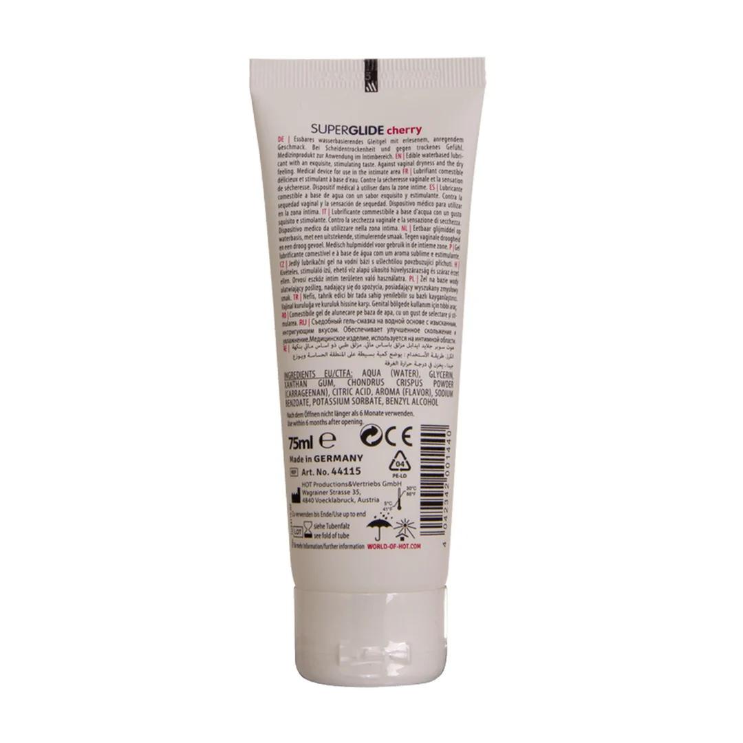 Gel lubrifiant comestible HOT Superglide – Image 1