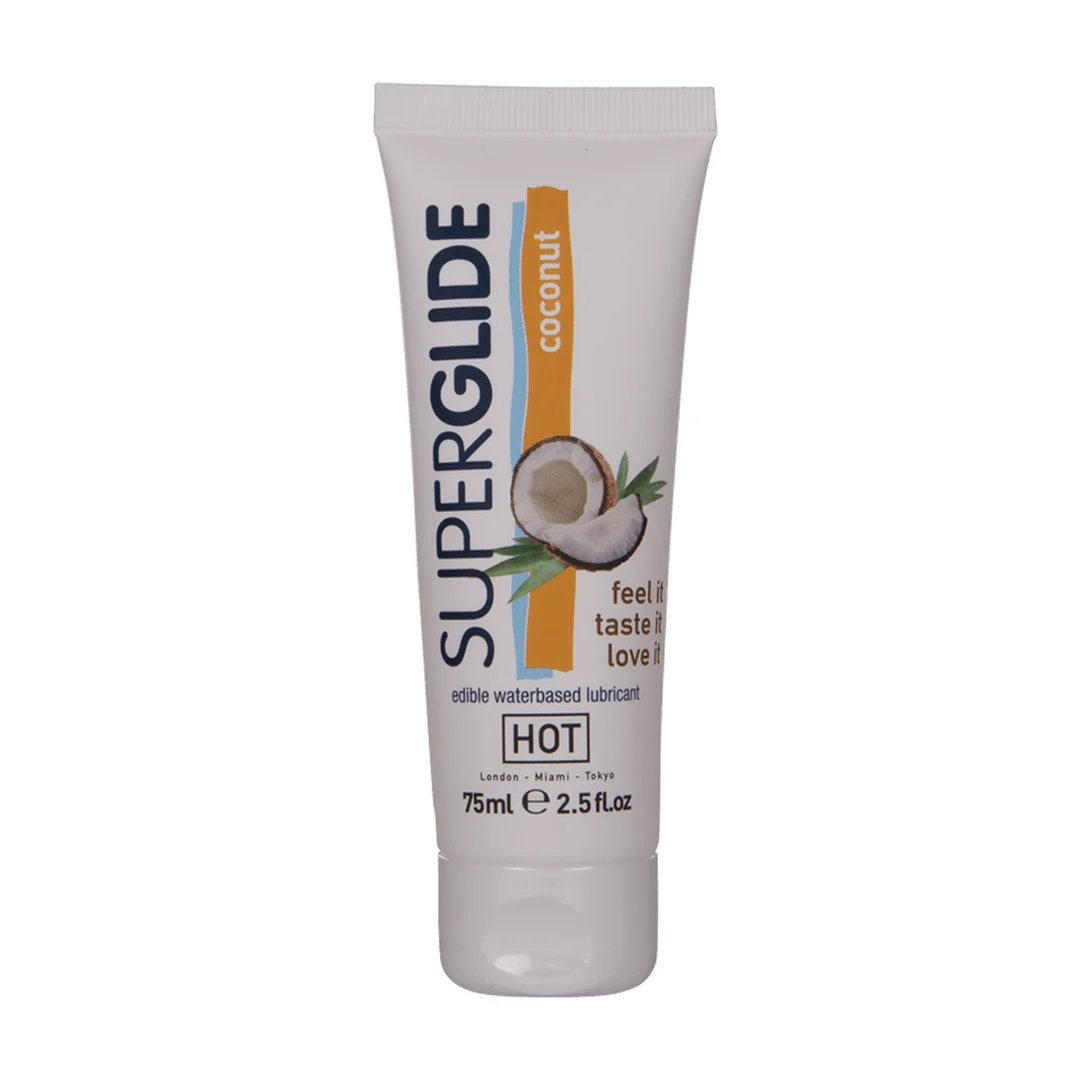 Lubrifiant à base d’eau – Gel lubrifiant 100 % comestible – Sans goût – 75 ml – HOT – Image 2