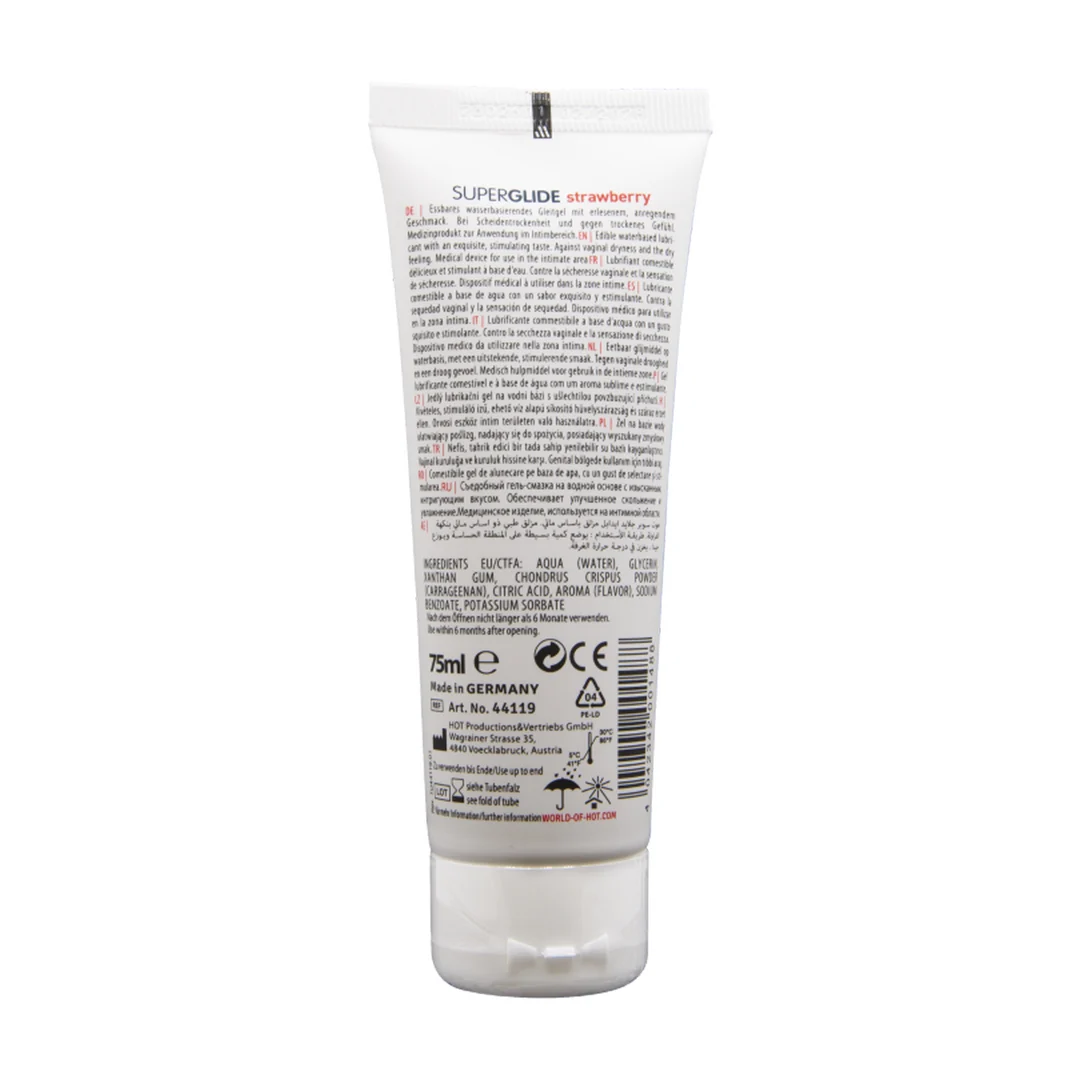 H-44119-5 HOT Superglide lubrifiant comestible à la fraise – Image 1