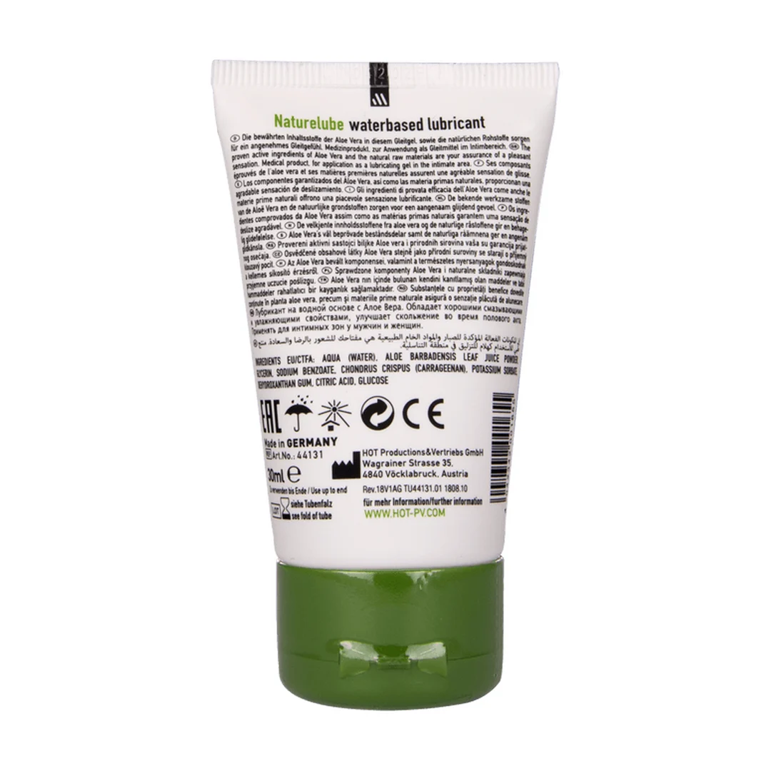 H-44131-5 Lubrifiant à base d’eau – sensation naturelle à l’aloe vera – sans parfum, sans goût – 30 ml – HOT – Image 1