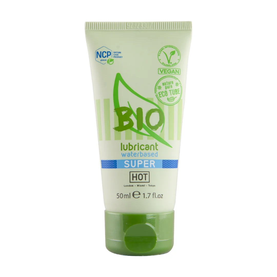 Lubrifiant à base d’eau – bio, végétalien, au carraghénane – sans parfum, sans goût – 50 ml – Superglide – Image 2