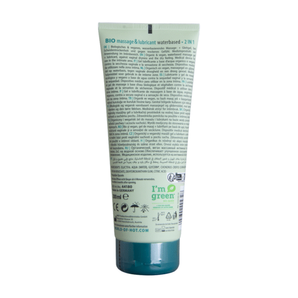 Gel de massage et lubrifiant HOT 2 en 1