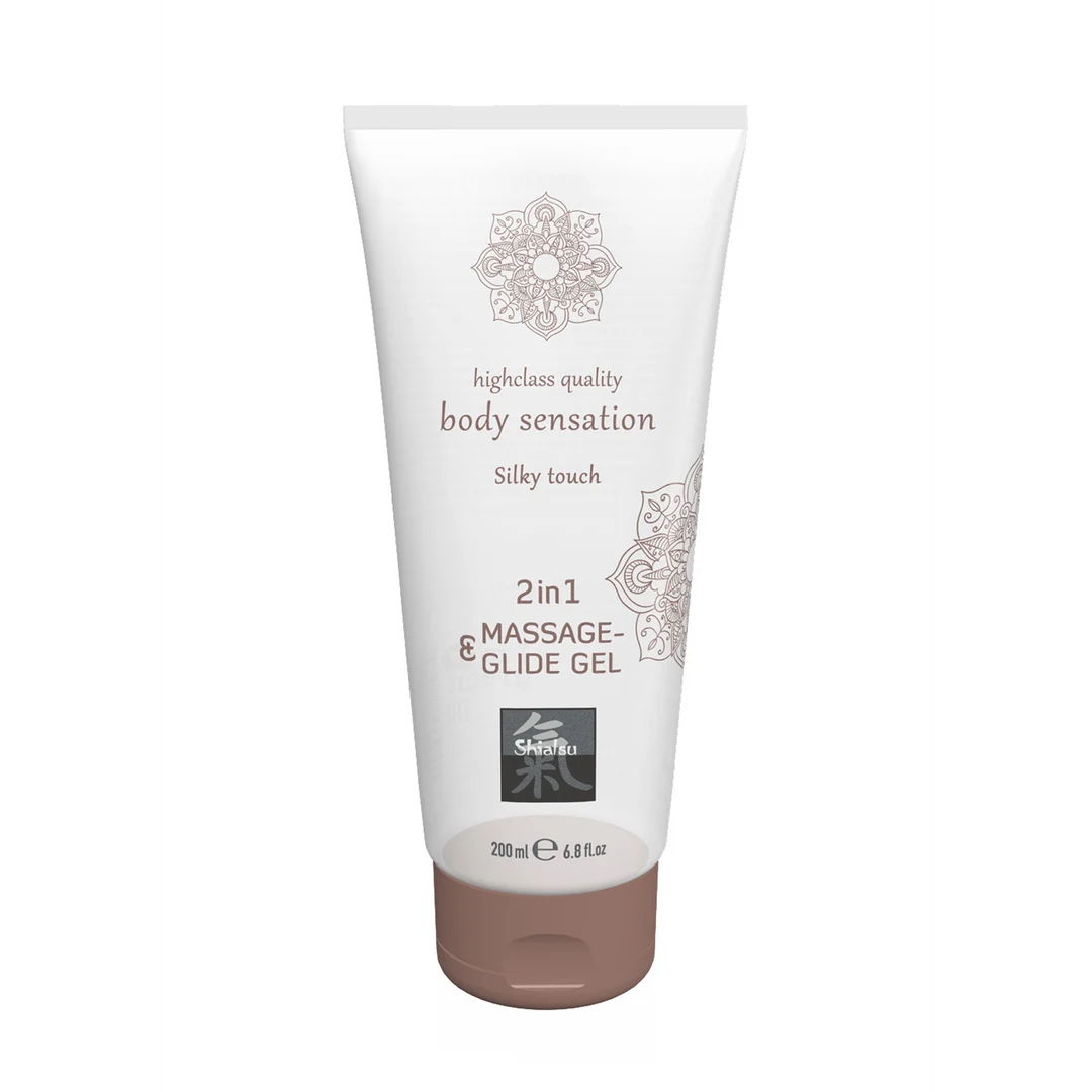 Huile de massage et lubrifiant en 1 – Silky Touch, gel de massage et lubrifiant 2 en 1, doux comme du velours et non collant – 7 fl oz / 200 ml – Image 2