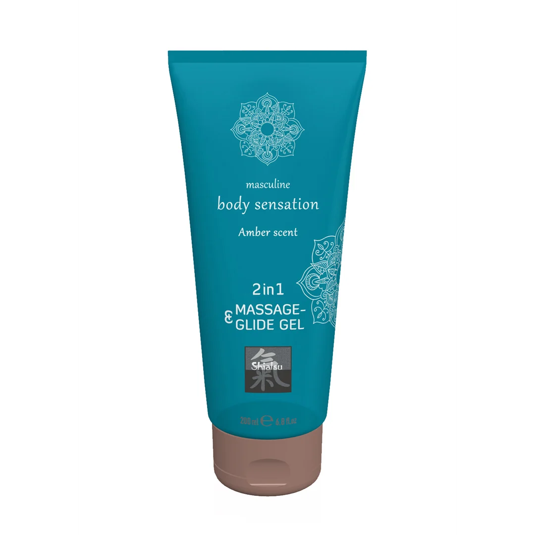 Gel de massage et lubrifiant 2 en 1 HOT Ambre – Image 2