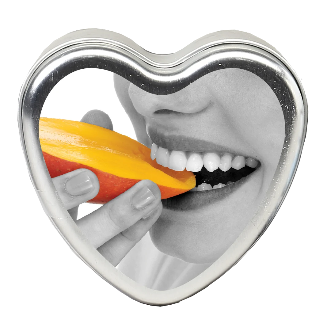 HSCK009 Bougie de massage comestible à la mangue Earthly Body – Image 1