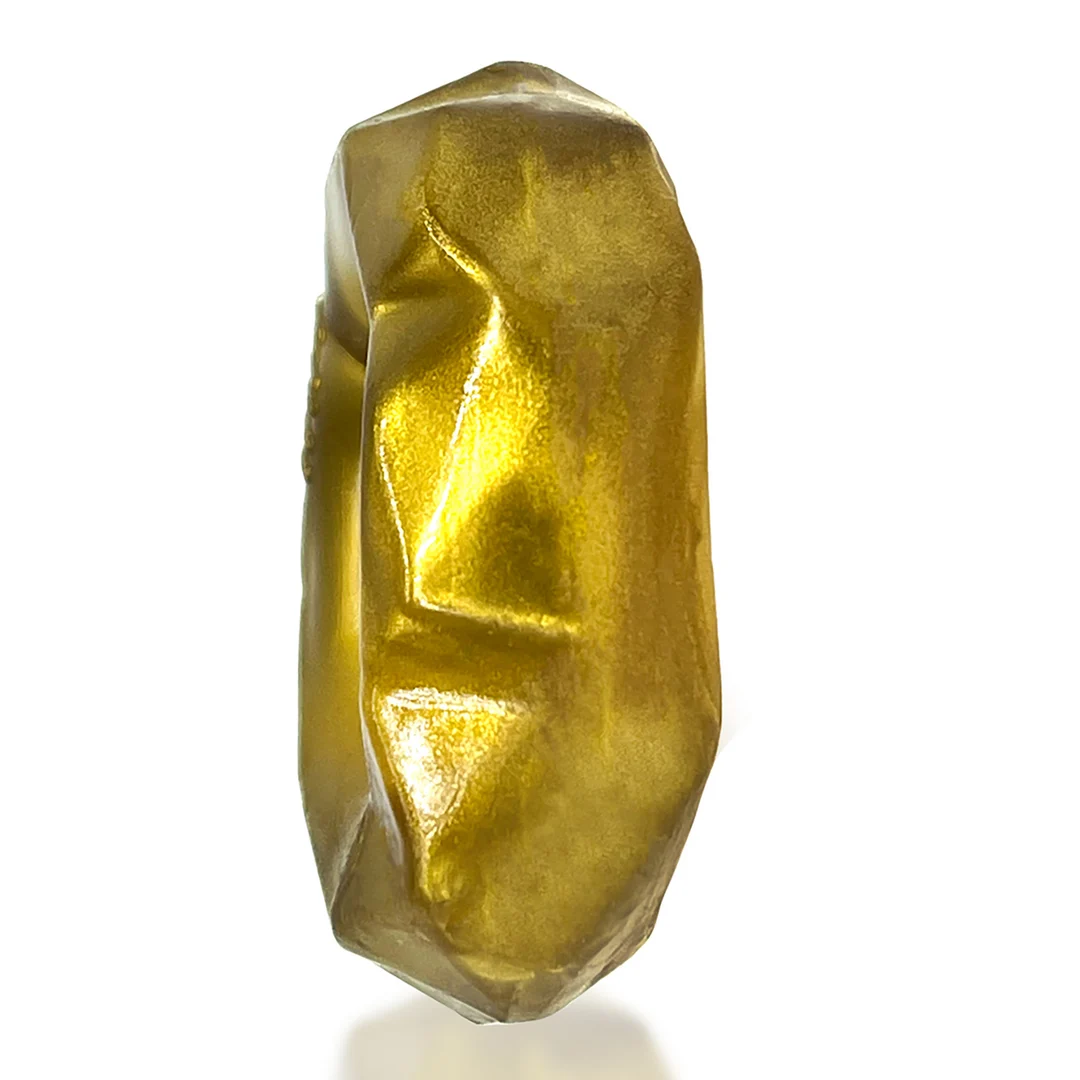 Bague pénienne non vibrante extensible et douce – Bronze – Image 3