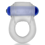 Anneau pénien vibrant au maintien confortable – Reverb Vibe Ring - Glace translucide / Bleu – Image 5
