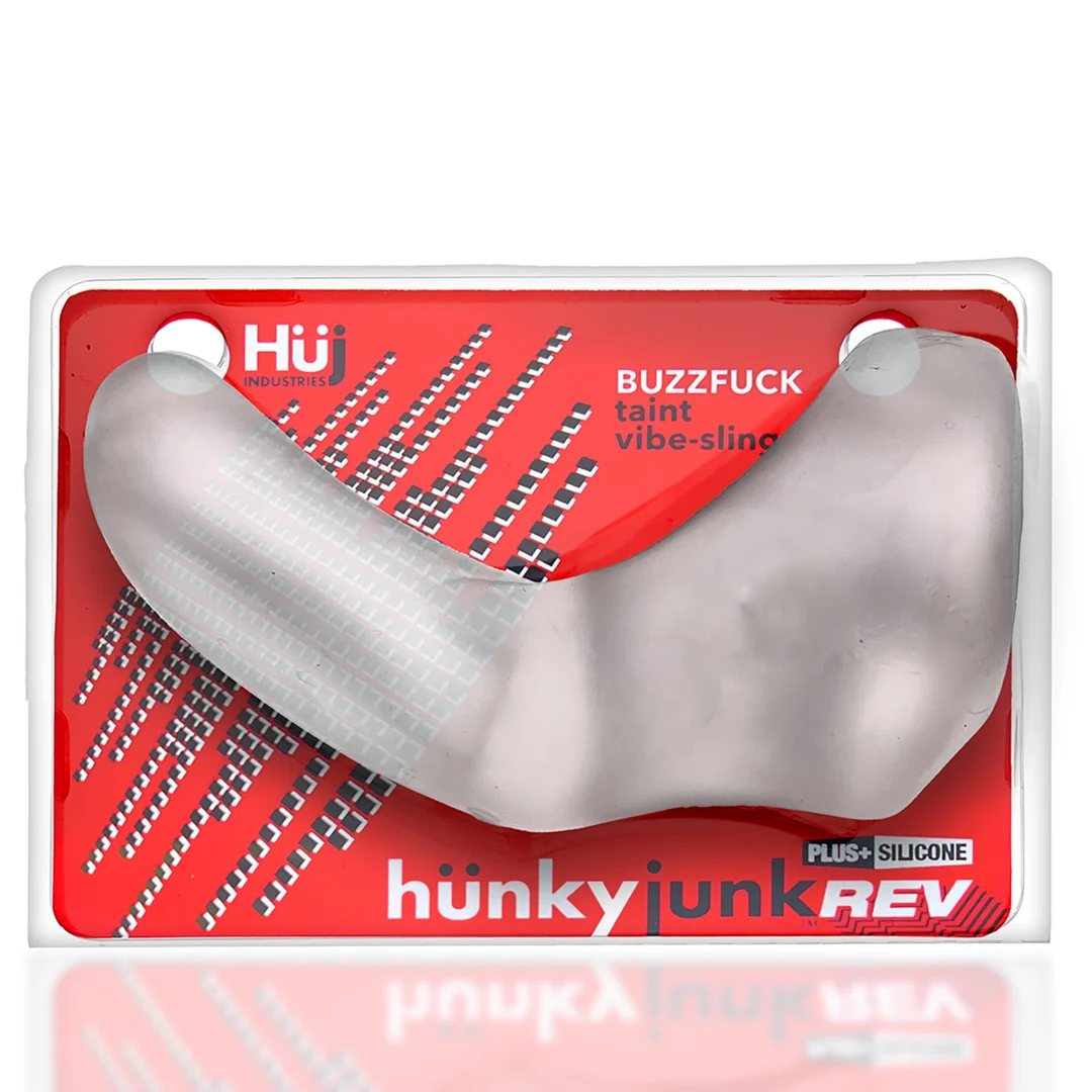 HUJ-138-CLRICE-2 Hunkyjunk Buzzfuck Taint Vibe Sling – Image 1