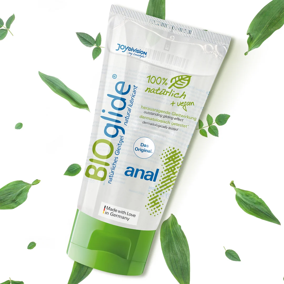 J-11010-8 BIOglide lubrifiant anal 100 % naturel et vegan, inodore et sans goût, 80 ml – Image 1