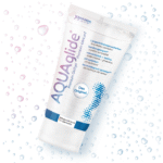 Lubrifiant à base d’eau – AQUAglide Neutral, lubrifiant médical – sans parfum et sans goût – 50 ml – Joydivision