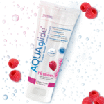 Lubrifiant aromatisé à base d’eau AQUAglide, l’original – Framboise – 100 ml – Joydivision