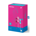 Entraîneur du plancher pelvien à poids variables – Power Balls, boules de Kegel – 3 pièces – Turquoise/Rouge/Rose