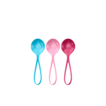 Kit de découverte pour homme avec progression graduelle – Boules de renforcement – Boules de Kegel – 3 pièces – Turquoise/Rouge/Rose – Image 4