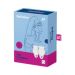 Lot de deux coupes menstruelles (15 ml et 20 ml), transparentes – Tester – Image 2