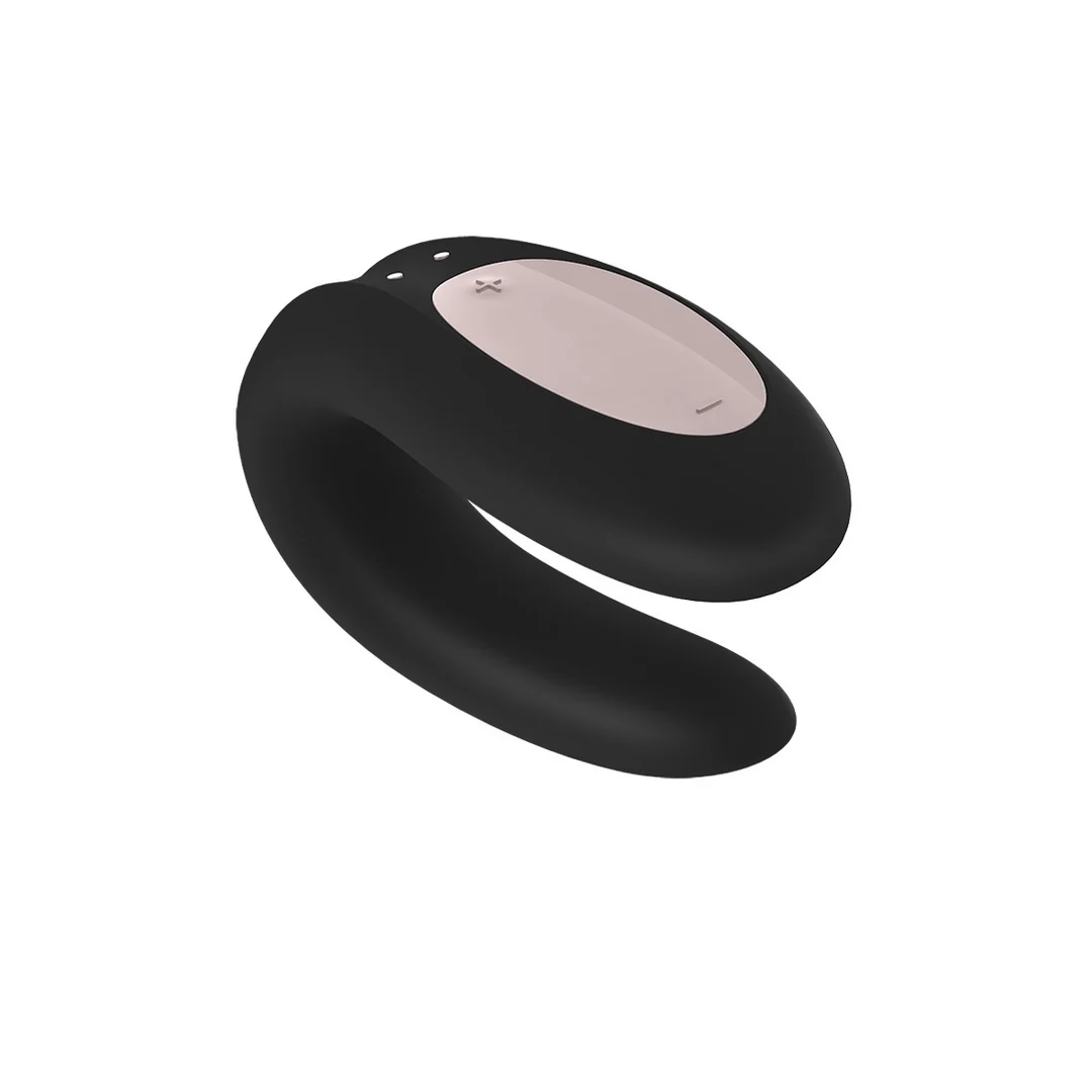 Vibromasseur duo au maintien confortable – Double Joy - Vibromasseur pour couple - Violet – Image 8