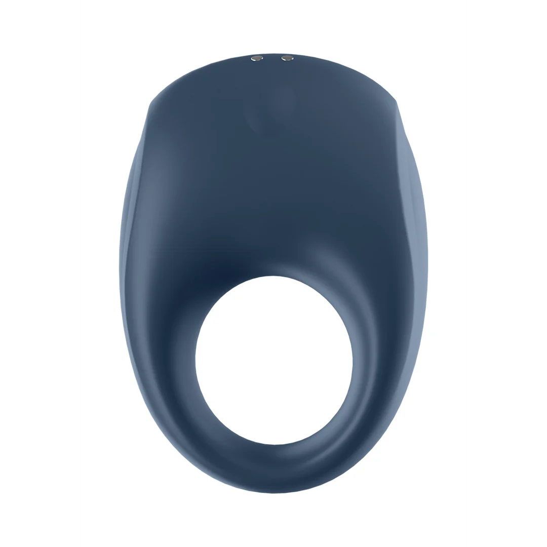 Anneau pénien vibrant avec anneau en silicone doux – Strong One – Anneau pénien vibrant – Bleu – Image 2