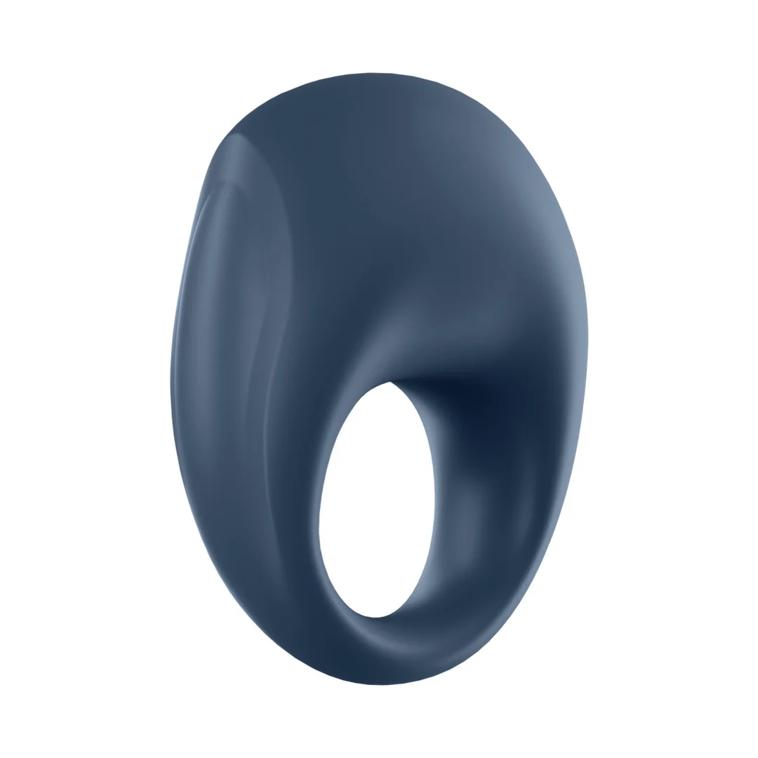 Anneau pénien vibrant avec anneau en silicone doux – Strong One – Anneau pénien vibrant – Bleu – Image 3