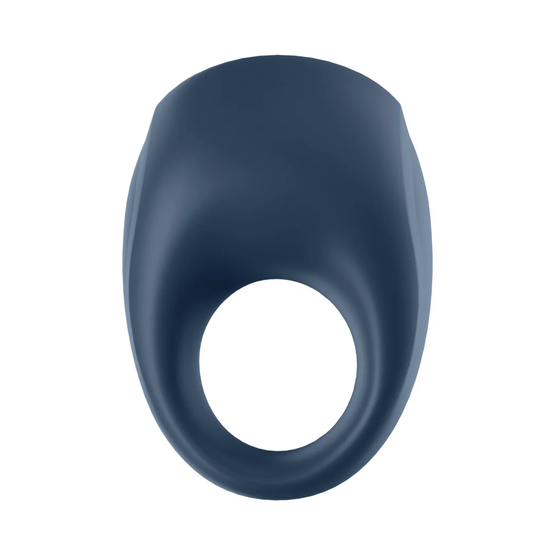 Anneau pénien vibrant avec anneau en silicone doux – Strong One – Anneau pénien vibrant – Bleu – Image 4