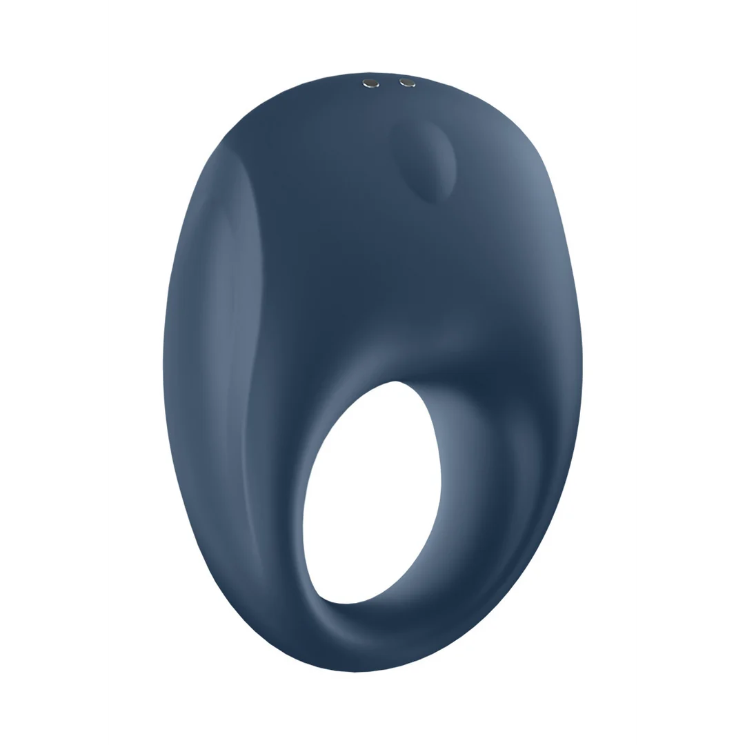 Anneau pénien vibrant avec anneau en silicone doux – Strong One – Anneau pénien vibrant – Bleu – Image 5