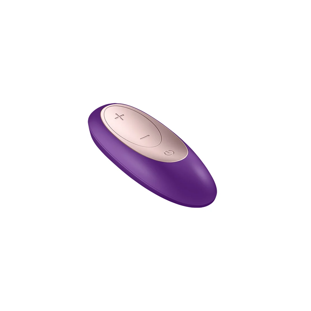 Vibromasseur duo avec télécommande – Double Plus – vibromasseur pour partenaires avec télécommande – violet – Image 3
