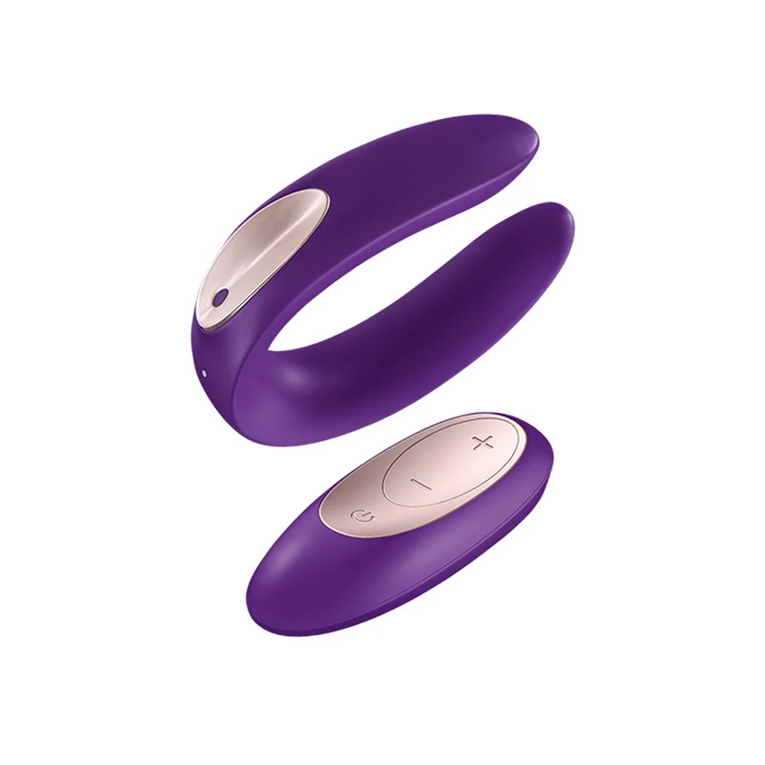 Vibromasseur duo avec télécommande – Double Plus – vibromasseur pour partenaires avec télécommande – violet – Image 6