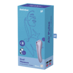 Vibromasseur Satisfyer Duo au design incurvé, mauve