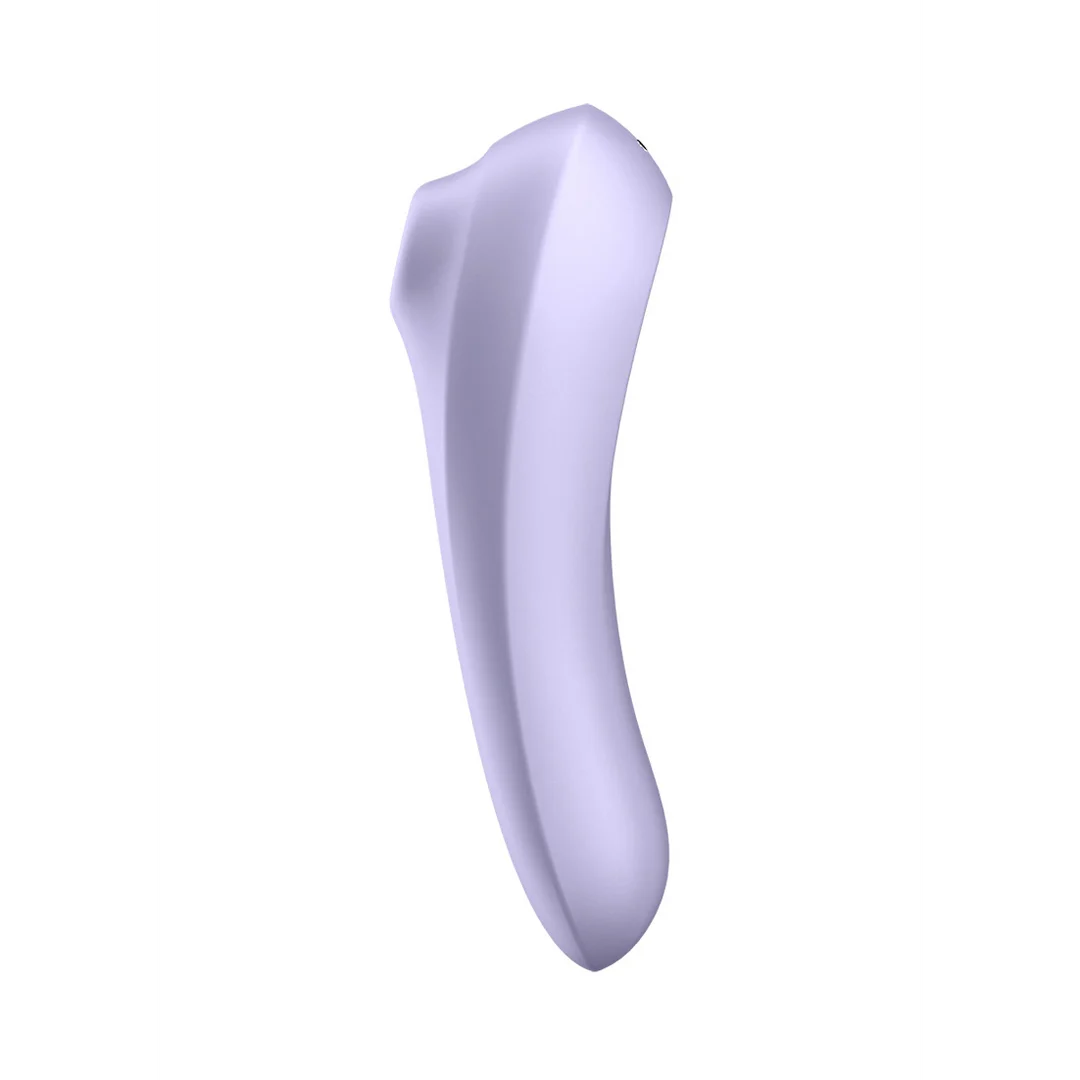 Vibromasseur Satisfyer Duo au design incurvé, mauve – Image 2