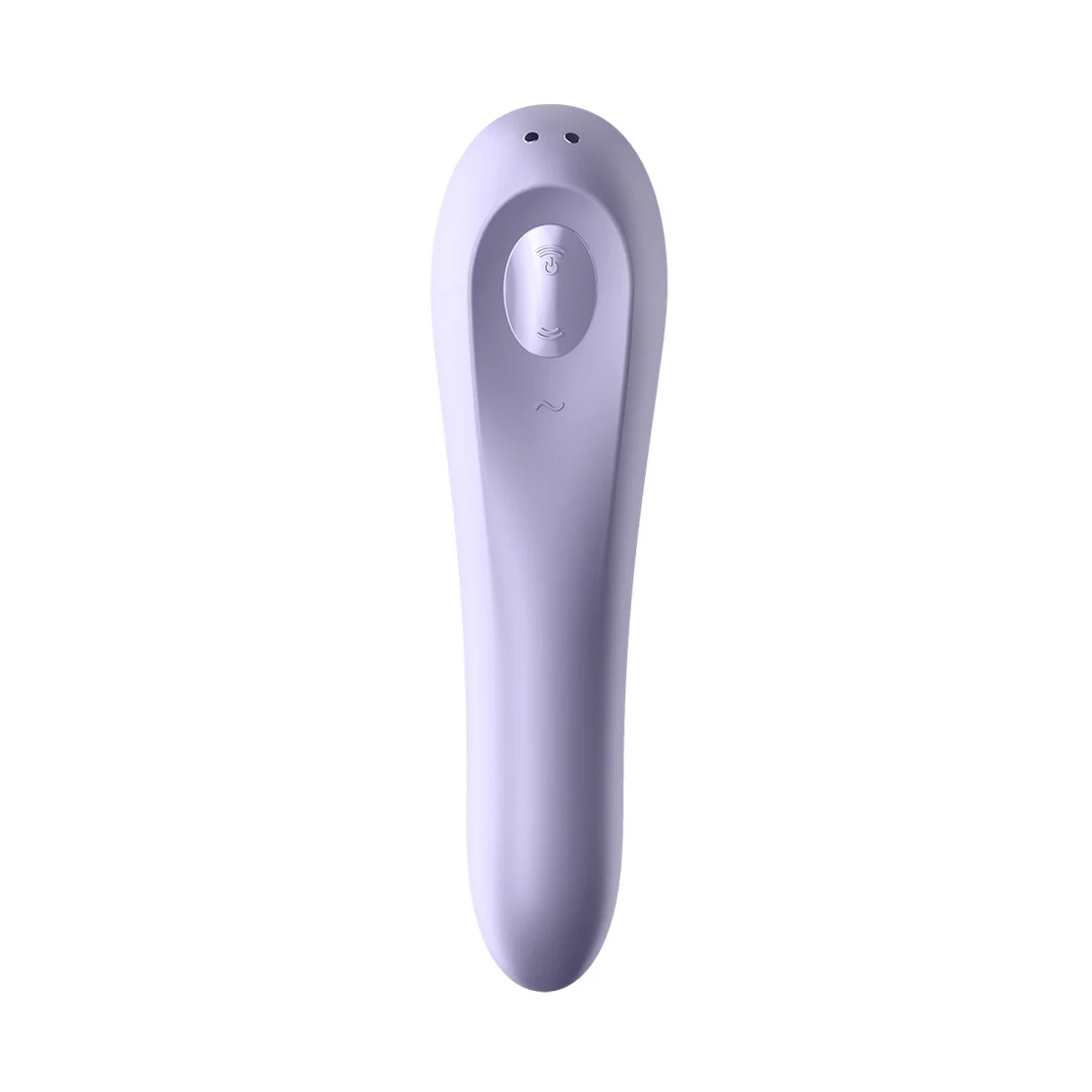 Vibromasseur Satisfyer Duo au design incurvé, mauve – Image 3