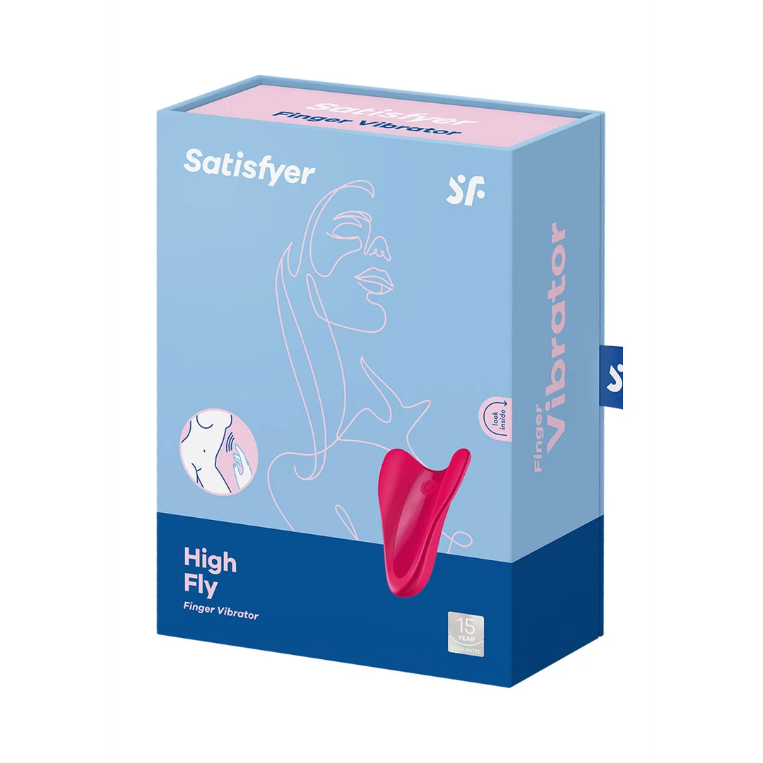 J2018-120-2-2 Vibromasseur pour les doigts Satisfyer avec connecteur de charge magnétique – High Fly – Image 1