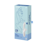 Vibromasseur point G Satisfyer avec 11 modes d’ondes de pression – Blanc et or rose